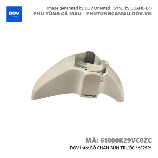 BỘ CHẮN BÙN TRƯỚC *Y229P*  — 61000K29VC0ZC