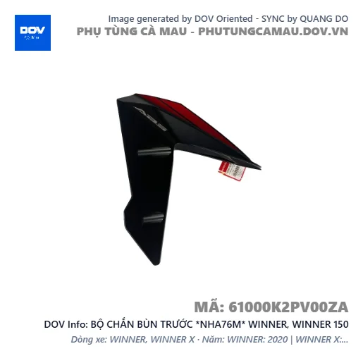 BỘ CHẮN BÙN TRƯỚC *NHA76M* WINNER, WINNER 150 — 61000K2PV00ZA