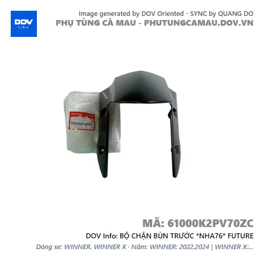 BỘ CHẶN BÙN TRƯỚC *NHA76* FUTURE — 61000K2PV70ZC