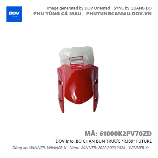 BỘ CHẶN BÙN TRƯỚC *R389* FUTURE — 61000K2PV70ZD