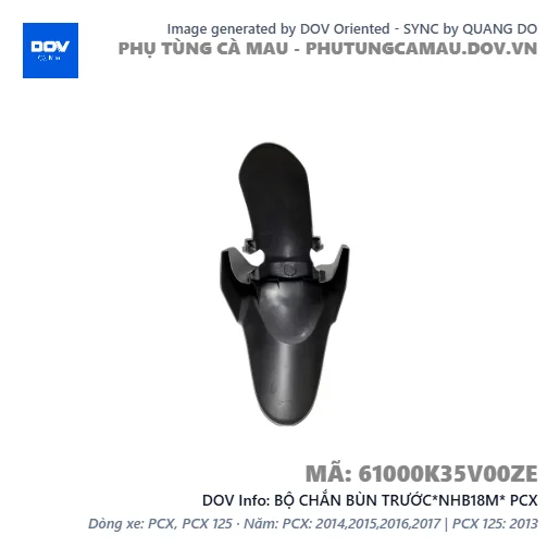 BỘ CHẮN BÙN TRƯỚC*NHB18M* PCX — 61000K35V00ZE