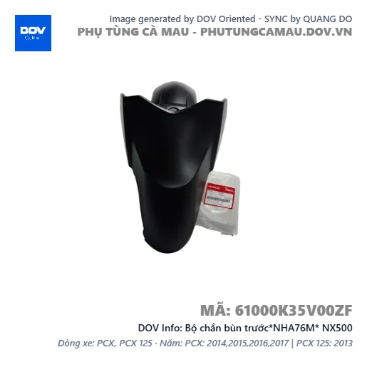 Bộ chắn bùn trước*NHA76M* NX500 — 61000K35V00ZF