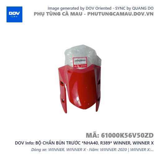 BỘ CHẮN BÙN TRƯỚC *NHA40, R389* WINNER, WINNER X — 61000K56V50ZD