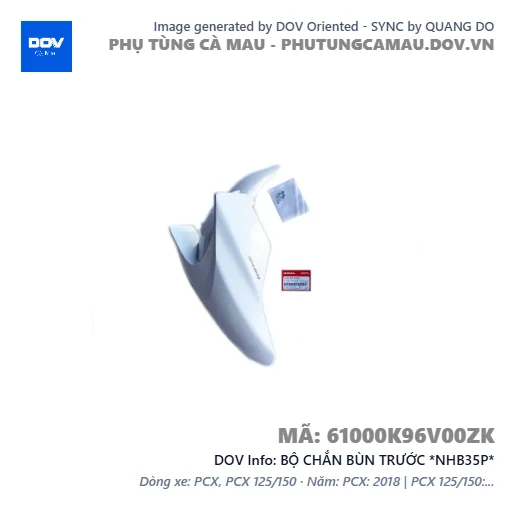 BỘ CHẮN BÙN TRƯỚC *NHB35P*  — 61000K96V00ZK