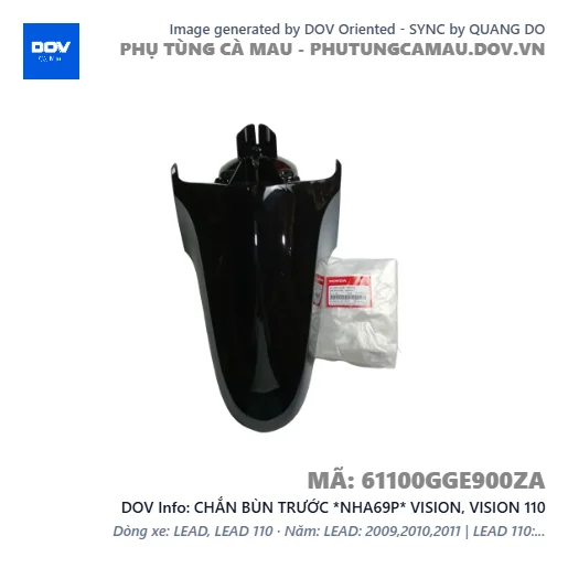 CHẮN BÙN TRƯỚC *NHA69P* VISION, VISION 110 — 61100GGE900ZA