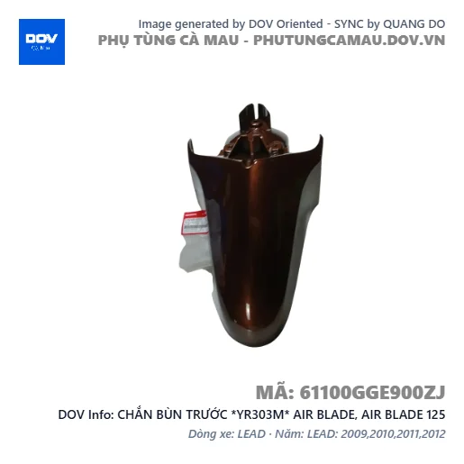 CHẮN BÙN TRƯỚC *YR303M* AIR BLADE, AIR BLADE 125 — 61100GGE900ZJ