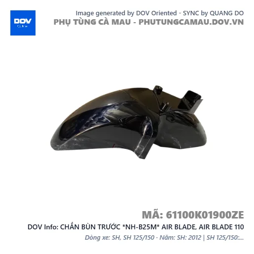 CHẮN BÙN TRƯỚC *NH-B25M* AIR BLADE, AIR BLADE 110 — 61100K01900ZE