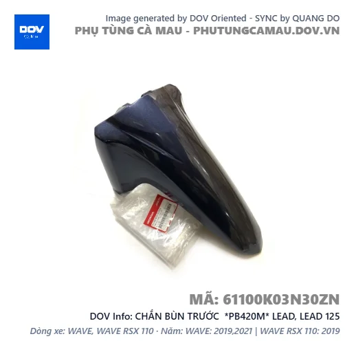 CHẮN BÙN TRƯỚC  *PB420M* LEAD, LEAD 125 — 61100K03N30ZN