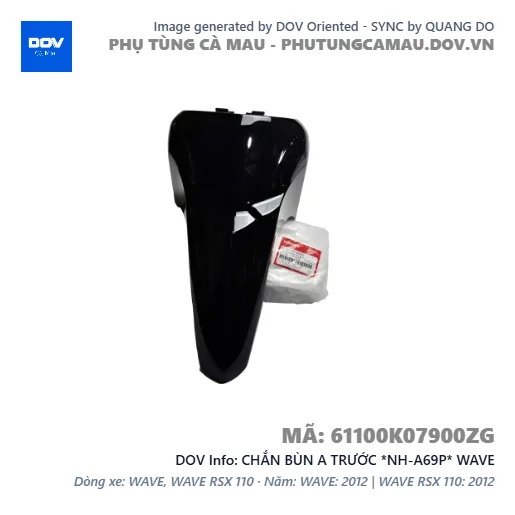 CHẮN BÙN A TRƯỚC *NH-A69P* WAVE — 61100K07900ZG
