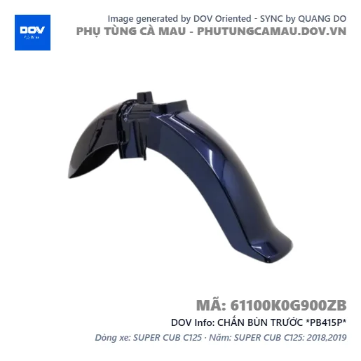 CHẮN BÙN TRƯỚC *PB415P*  — 61100K0G900ZB