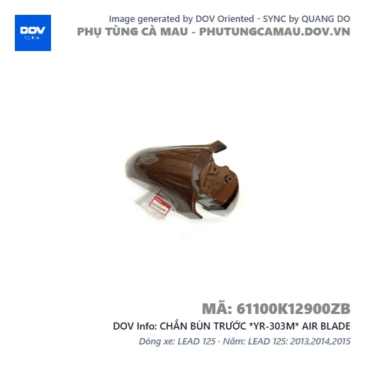 CHẮN BÙN TRƯỚC *YR-303M* AIR BLADE — 61100K12900ZB