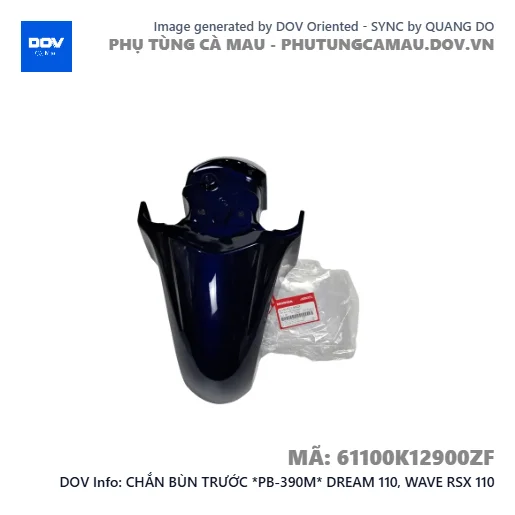 CHẮN BÙN TRƯỚC *PB-390M* DREAM 110, WAVE RSX 110 — 61100K12900ZF