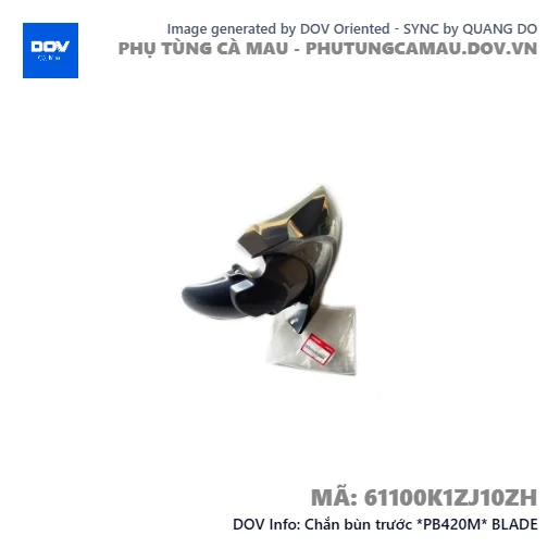 Chắn bùn trước *PB420M* BLADE — 61100K1ZJ10ZH