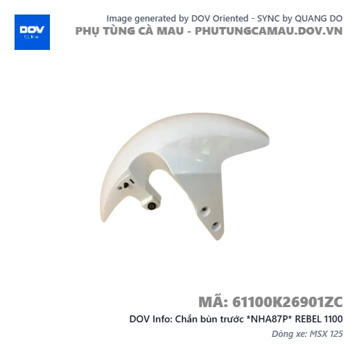 Chắn bùn trước *NHA87P* REBEL 1100 — 61100K26901ZC