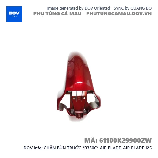 CHẮN BÙN TRƯỚC *R350C* AIR BLADE, AIR BLADE 125 — 61100K29900ZW