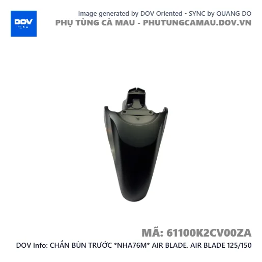 CHẮN BÙN TRƯỚC *NHA76M* AIR BLADE, AIR BLADE 125/150 — 61100K2CV00ZA