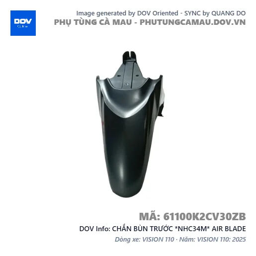 CHẮN BÙN TRƯỚC *NHC34M* AIR BLADE — 61100K2CV30ZB