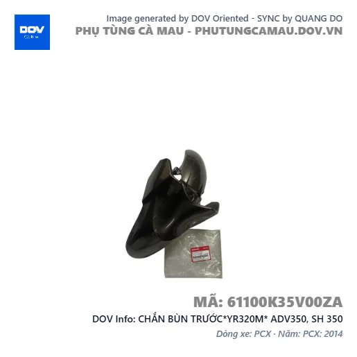 CHẮN BÙN TRƯỚC*YR320M* ADV350, SH 350 — 61100K35V00ZA