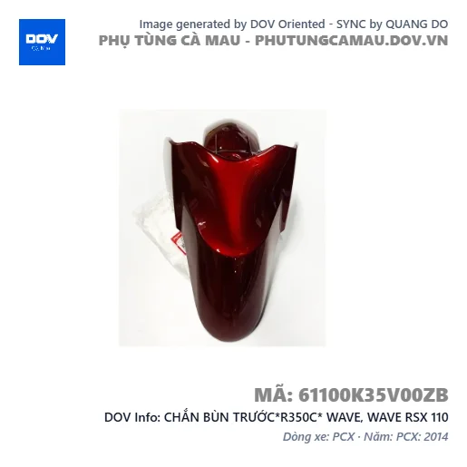 CHẮN BÙN TRƯỚC*R350C* WAVE, WAVE RSX 110 — 61100K35V00ZB