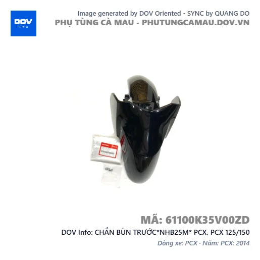 CHẮN BÙN TRƯỚC*NHB25M* PCX, PCX 125/150 — 61100K35V00ZD