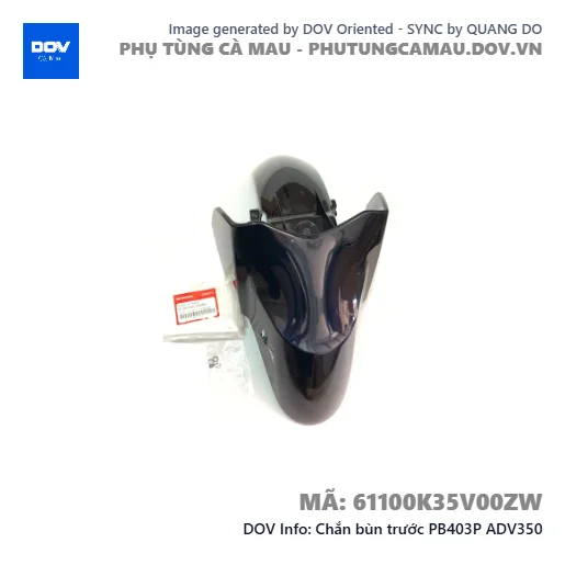 Chắn bùn trước PB403P ADV350 — 61100K35V00ZW