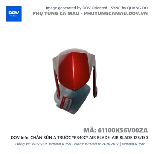 CHẮN BÙN A TRƯỚC *R340C* AIR BLADE, AIR BLADE 125/150 — 61100K56V00ZA
