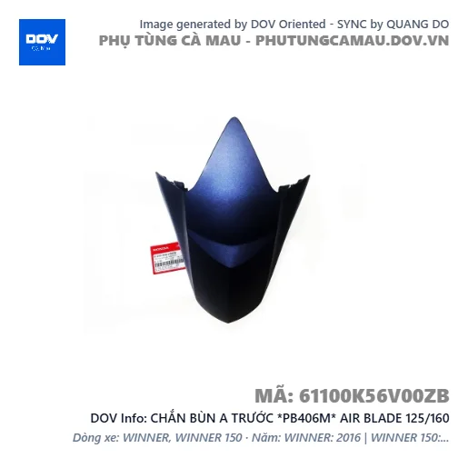 CHẮN BÙN A TRƯỚC *PB406M* AIR BLADE 125/160 — 61100K56V00ZB