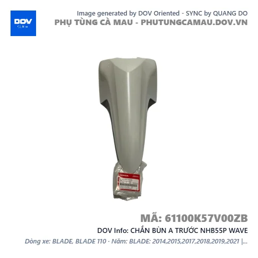 CHẮN BÙN A TRƯỚC NHB55P WAVE — 61100K57V00ZB