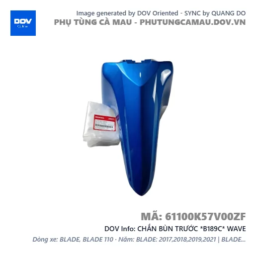 CHẮN BÙN TRƯỚC *B189C* WAVE — 61100K57V00ZF