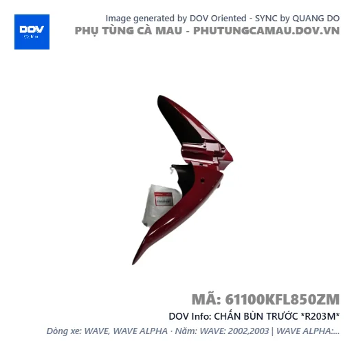 CHẮN BÙN TRƯỚC *R203M*  — 61100KFL850ZM