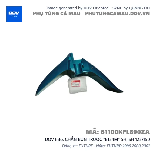 CHẮN BÙN TRƯỚC *B154M* SH, SH 125/150 — 61100KFL890ZA