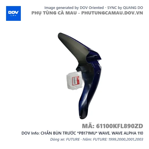 CHẮN BÙN TRƯỚC *PB171MU* WAVE, WAVE ALPHA 110 — 61100KFL890ZD