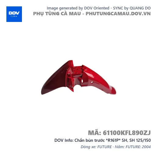 Chắn bùn trước *R161P* SH, SH 125/150 — 61100KFL890ZJ