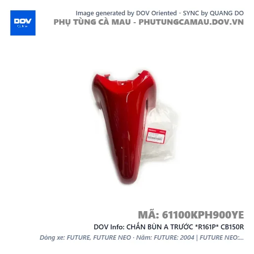 CHẮN BÙN A TRƯỚC *R161P* CB150R — 61100KPH900YE