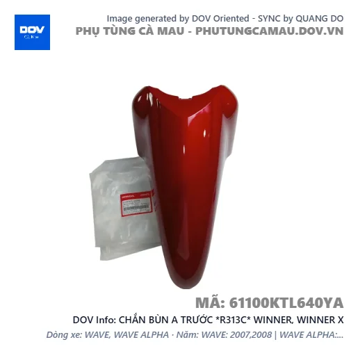 CHẮN BÙN A TRƯỚC *R313C* WINNER, WINNER X — 61100KTL640YA