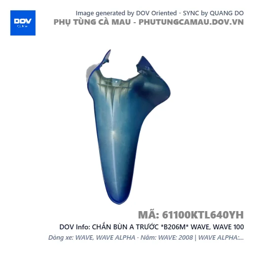 CHẮN BÙN A TRƯỚC *B206M* WAVE, WAVE 100 — 61100KTL640YH