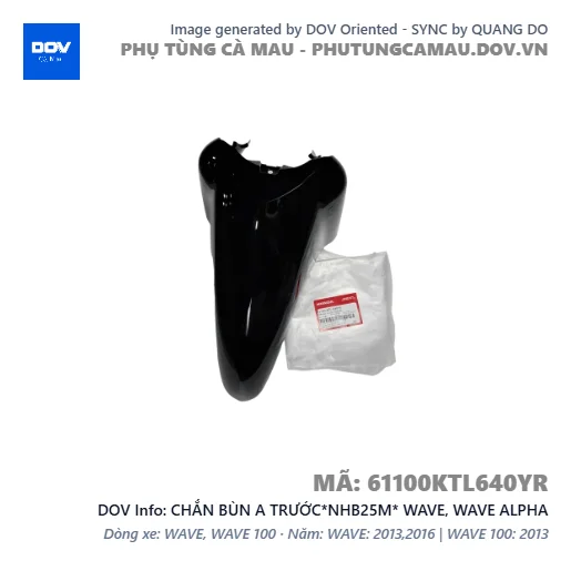 CHẮN BÙN A TRƯỚC*NHB25M* WAVE, WAVE ALPHA — 61100KTL640YR