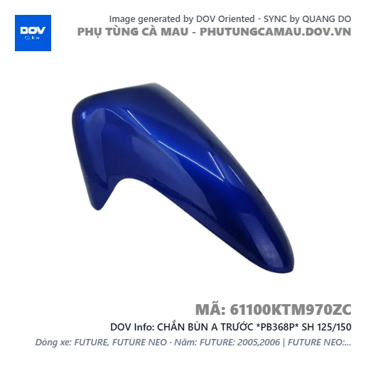 CHẮN BÙN A TRƯỚC *PB368P* SH 125/150 — 61100KTM970ZC