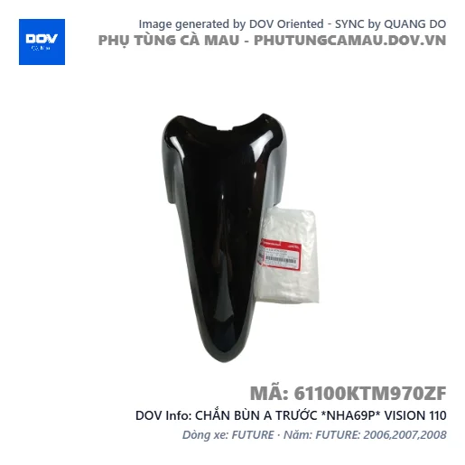 CHẮN BÙN A TRƯỚC *NHA69P* VISION 110 — 61100KTM970ZF