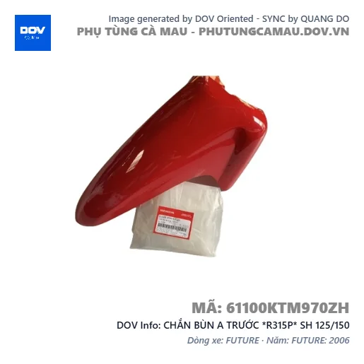CHẮN BÙN A TRƯỚC *R315P* SH 125/150 — 61100KTM970ZH