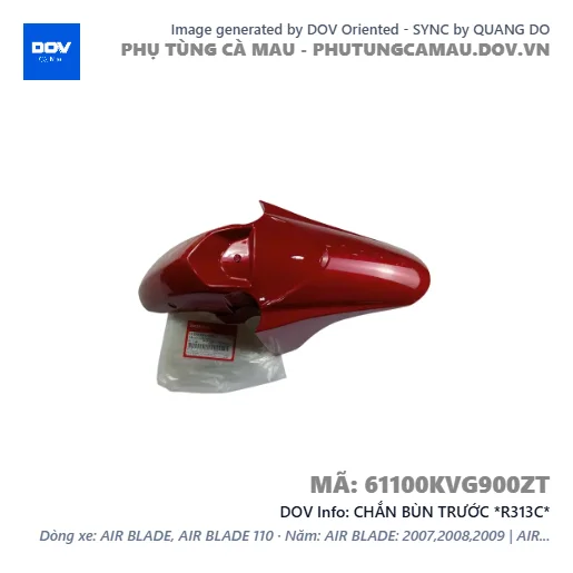 CHẮN BÙN TRƯỚC *R313C*  — 61100KVG900ZT