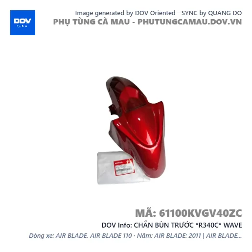 CHẮN BÙN TRƯỚC *R340C* WAVE — 61100KVGV40ZC