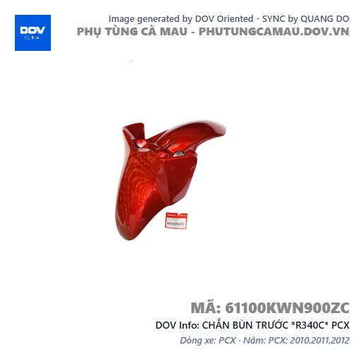 CHẮN BÙN TRƯỚC *R340C* PCX — 61100KWN900ZC