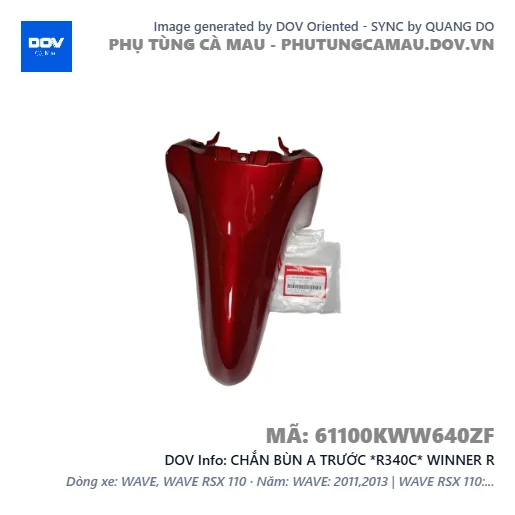 CHẮN BÙN A TRƯỚC *R340C* WINNER R — 61100KWW640ZF