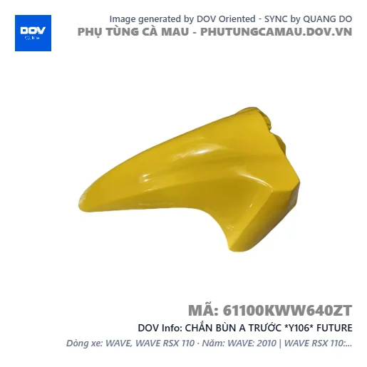 CHẮN BÙN A TRƯỚC *Y106* FUTURE — 61100KWW640ZT