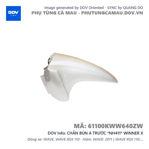 CHẮN BÙN A TRƯỚC *NH411* WINNER X — 61100KWW640ZW