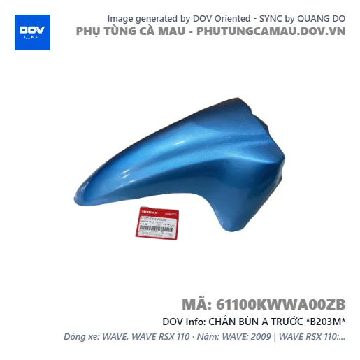 CHẮN BÙN A TRƯỚC *B203M*  — 61100KWWA00ZB