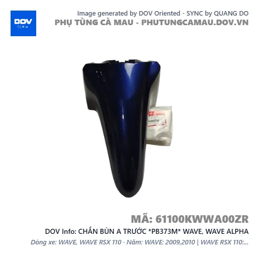 CHẮN BÙN A TRƯỚC *PB373M* WAVE, WAVE ALPHA — 61100KWWA00ZR