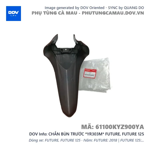 CHẮN BÙN TRƯỚC *YR303M* FUTURE, FUTURE 125 — 61100KYZ900YA