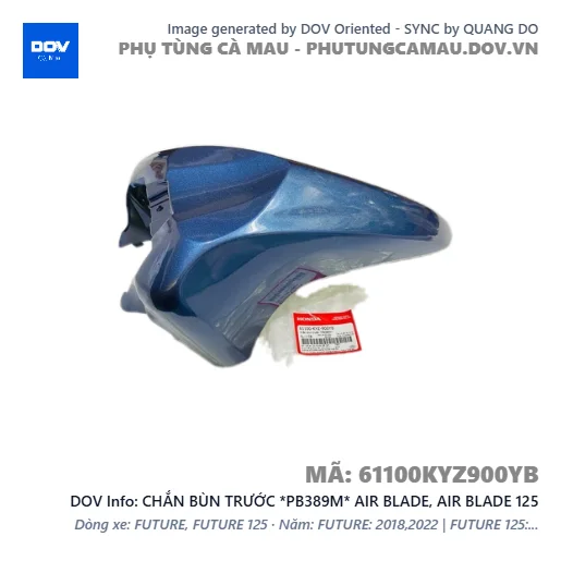 CHẮN BÙN TRƯỚC *PB389M* AIR BLADE, AIR BLADE 125 — 61100KYZ900YB